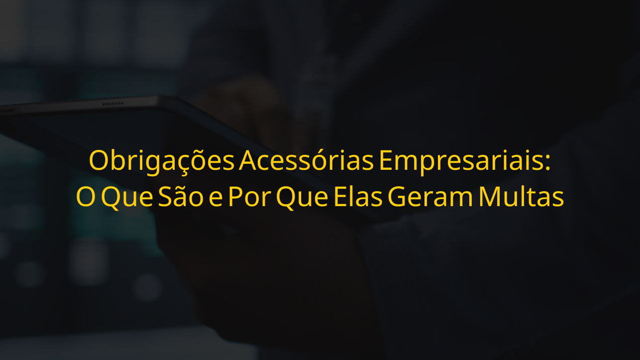 Obrigações acessórias empresariais seguras para manter conformidade e evitar multas
